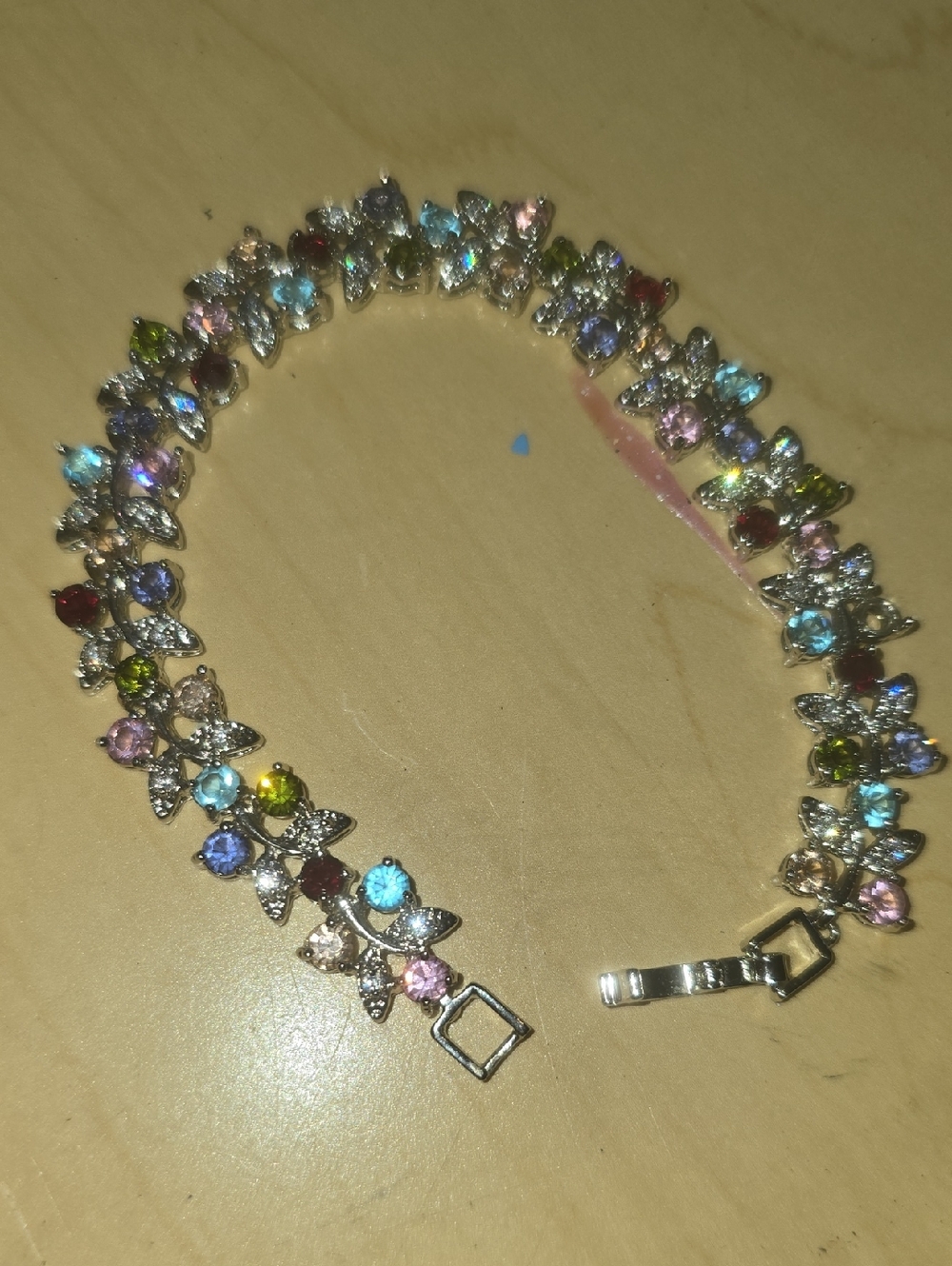 Multicolor Crystal Butterfly Bracelet - Women Jewelry